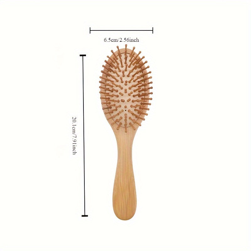 1pc Hair Brush - Bamboo Hair Brush