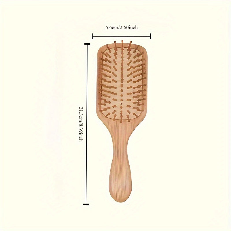 1pc Hair Brush - Bamboo Hair Brush