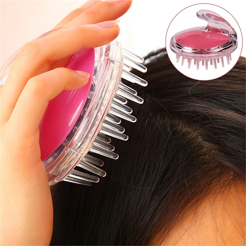 1pc Gentle Scalp Massager and Shampoo Brush - Soft Bristles