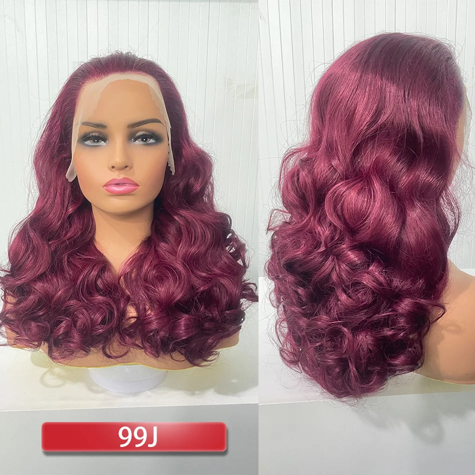 Malaysia Bouncy Curly Wigs 250 Density Hair W/ 13x4 HD Lace Frontal (Glueless)