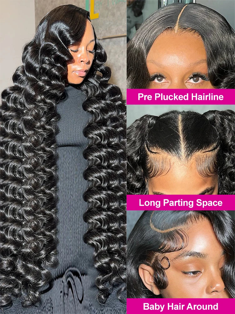 Brazilian Loose Wave 13x6 HD Lace Frontal Wigs