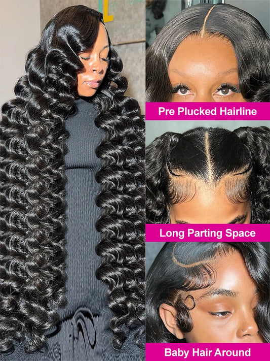 Brazilian Loose Wave 13x6 HD Lace Frontal Wigs