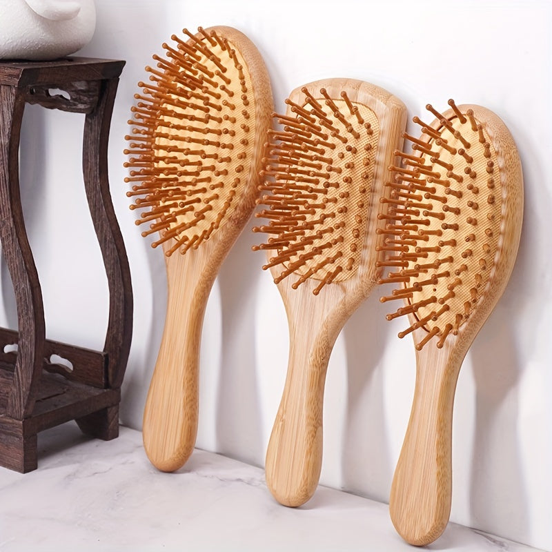 1pc Hair Brush - Bamboo Hair Brush