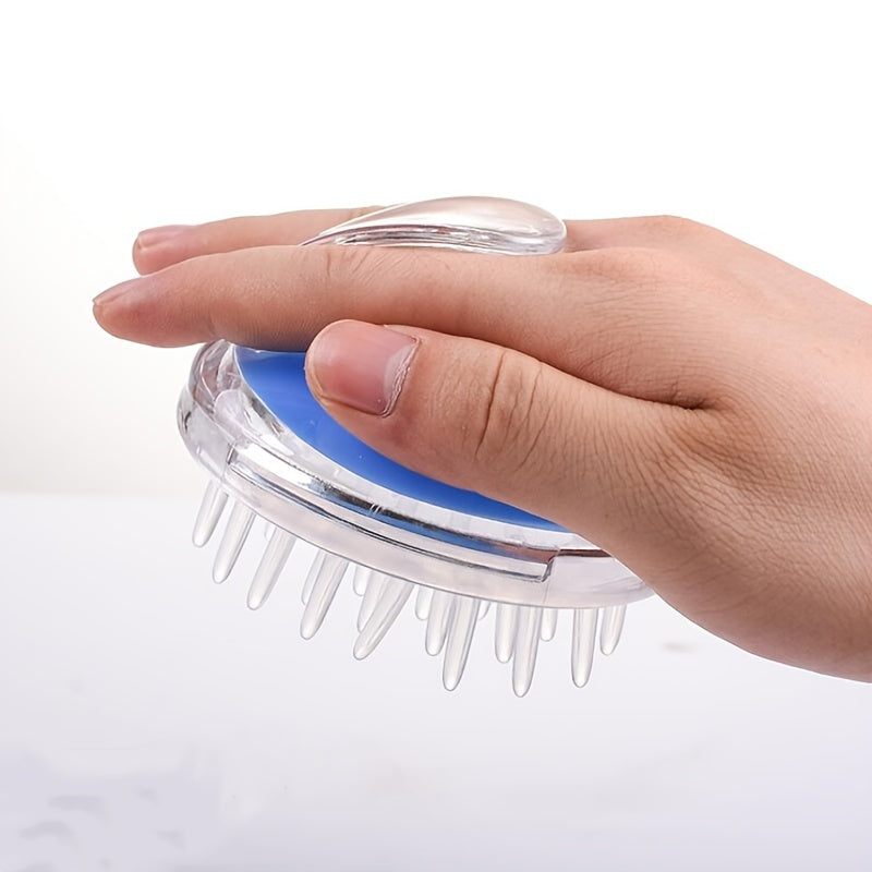 1pc Gentle Scalp Massager and Shampoo Brush - Soft Bristles