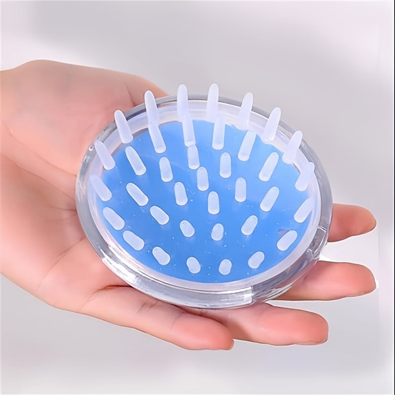 1pc Gentle Scalp Massager and Shampoo Brush - Soft Bristles