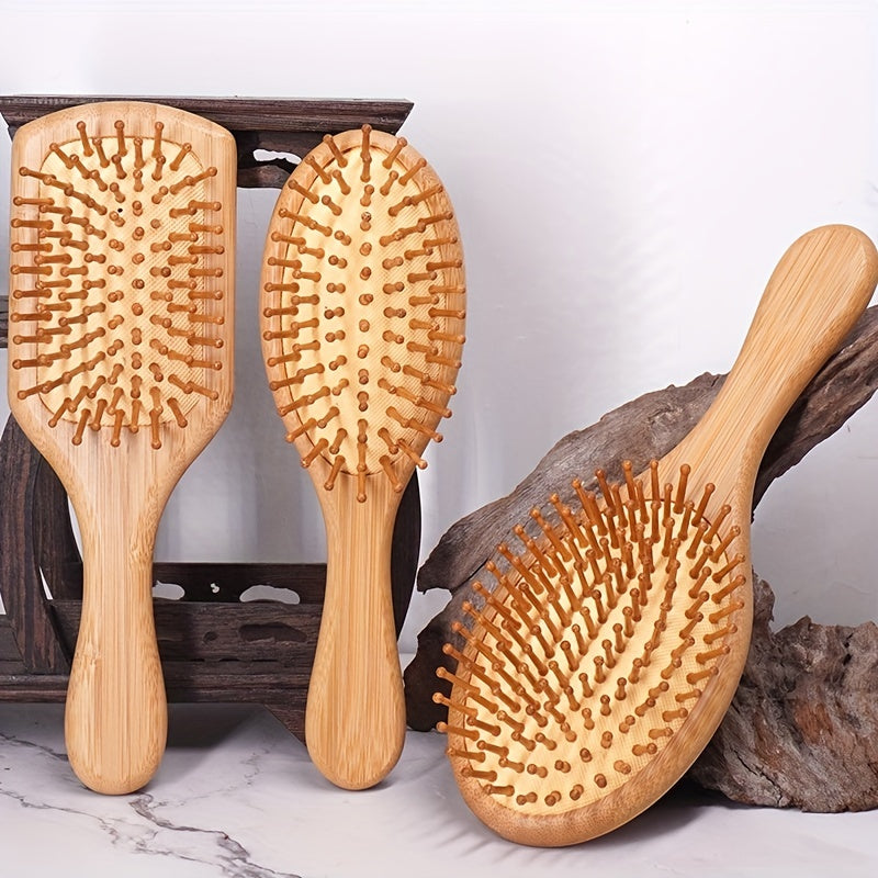 1pc Hair Brush - Bamboo Hair Brush